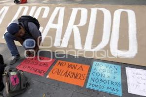 PROTESTA POR JOVEN ASESINADO CHOLULA