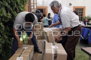 INE . RECEPCIÓN DE BOLETAS ELECTORALES