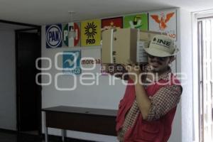 INE . RECEPCIÓN DE BOLETAS ELECTORALES