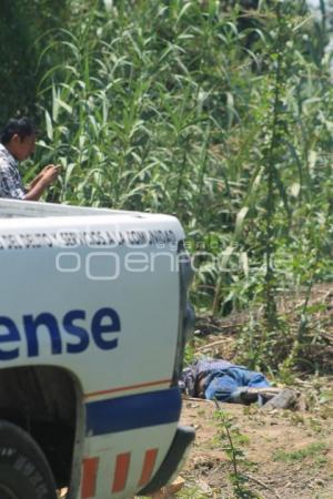 NOTA ROJA . HOMBRE MUERTO