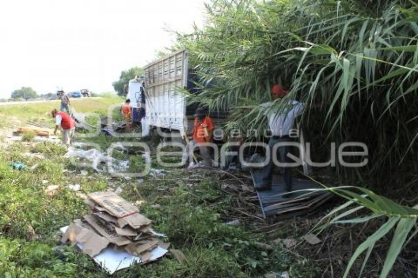 ACCIDENTE CAMIÓN . TEHUACÁN