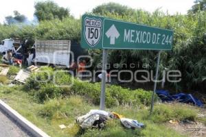 ACCIDENTE CAMIÓN . TEHUACÁN