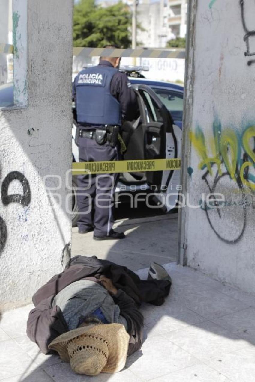 NOTA ROJA . HOMBRE MUERTO