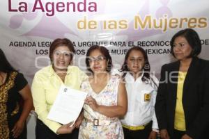 PRD . AGENDA LEGISLATIVA MUJERES