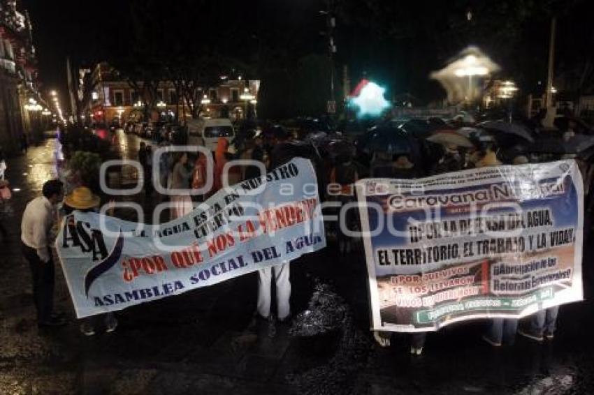 CARAVANA DEFENSA DEL AGUA Y TIERRA