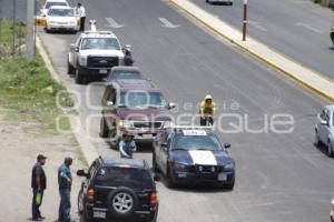 CIERRAN CARRETERA MÉXICO - PUEBLA