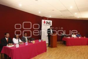 INE . DEBATE CANDIDATOS DISTRITO 10