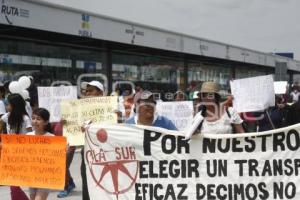 RUTA LINEA 2 . MANIFESTACIÓN