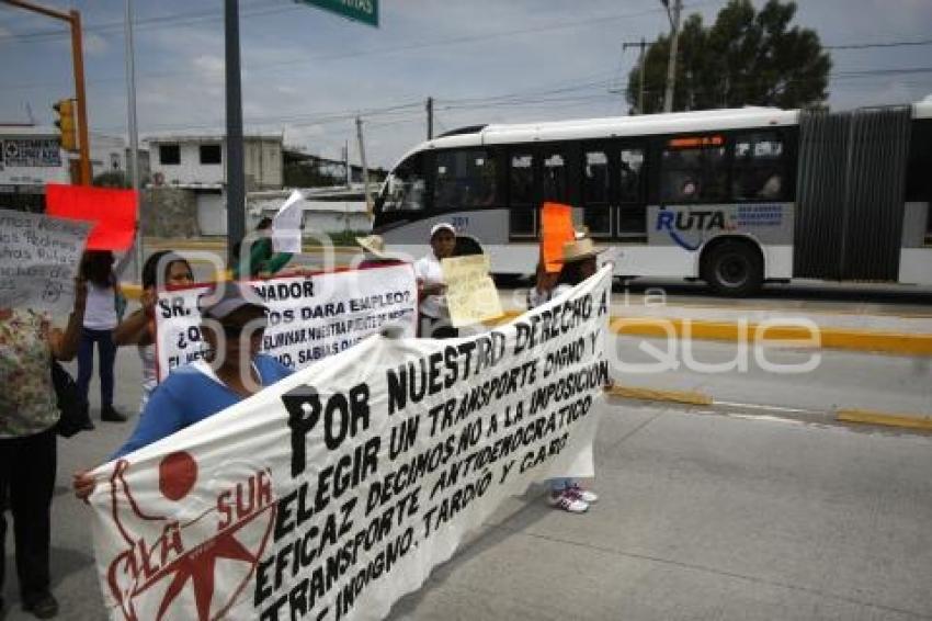 RUTA LINEA 2 . MANIFESTACIÓN