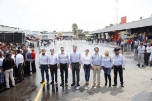 INAUGURACION EN LA CENTRAL DE ABASTOS