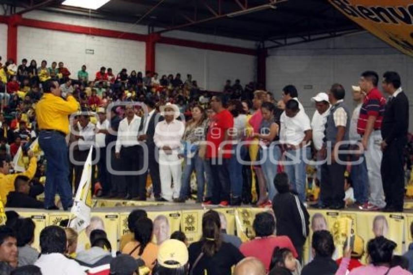 TEXMELUCAN . CIERRE DE CAMPAÑA PRD