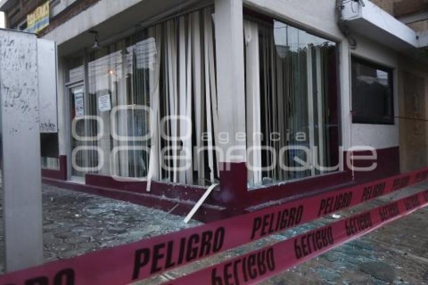 EXPLOSIÓN OFICINAS INE