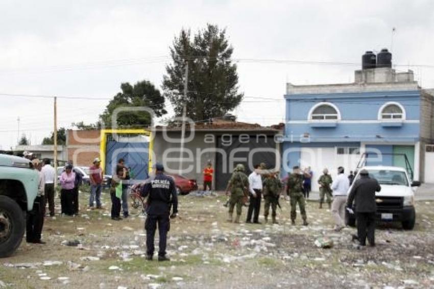 TEXMELUCAN . PIPA DE LA TOMA CLANDESTINA