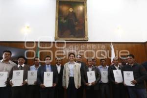 CHOLULA . OFICIALES REGISTRO CIVIL