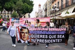 MANIFESTACIÓN BURÓCRATAS