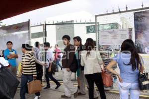 CIERRE BUAP . TOMA DE RECTORÍA