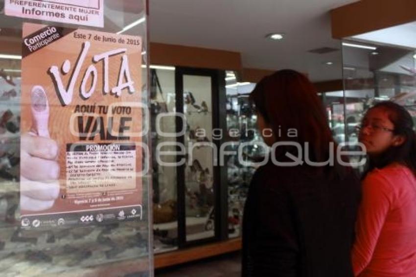 COMERCIOS . TU VOTO VALE