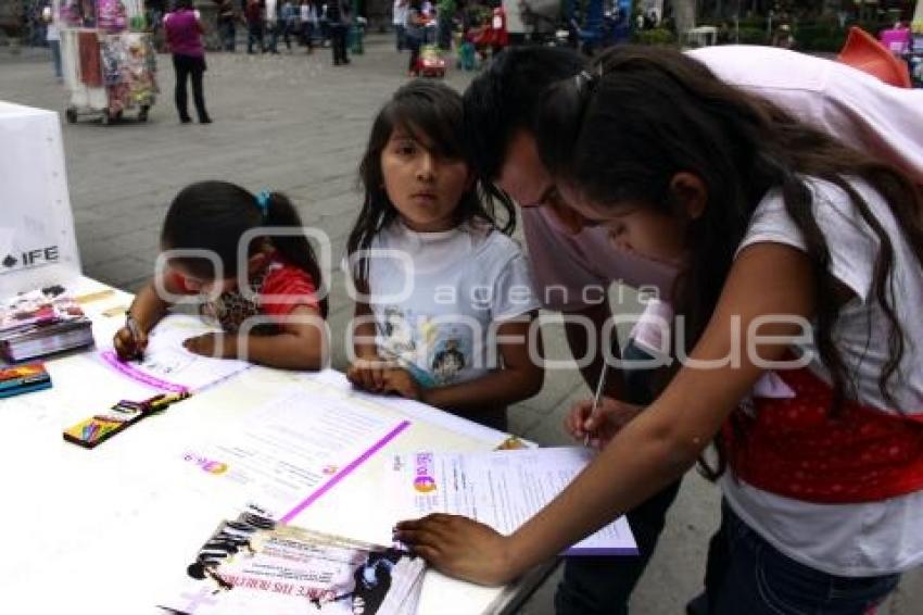 ELECCIONES 2015 . CONSULTA INFANTIL