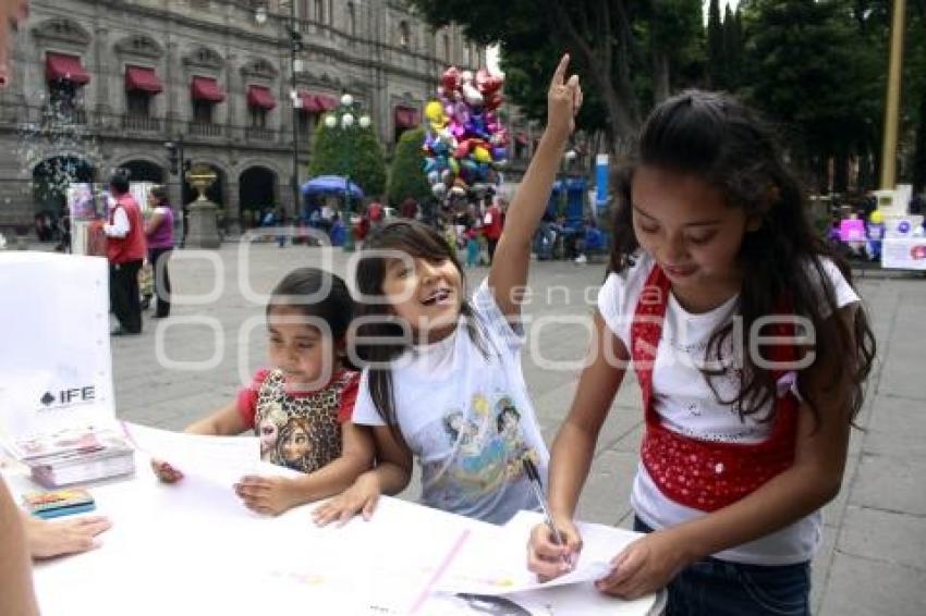 ELECCIONES 2015 . CONSULTA INFANTIL