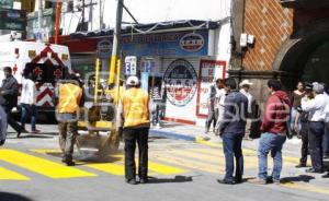 BACHEO DE CALLES . TEXMELUCAN