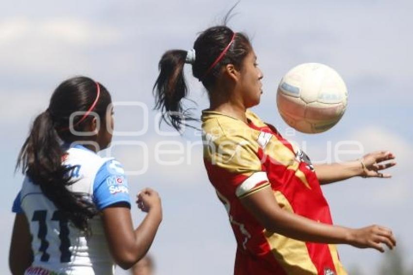 FÚTBOL FEMENIL . PUEBLA VS OAXACA