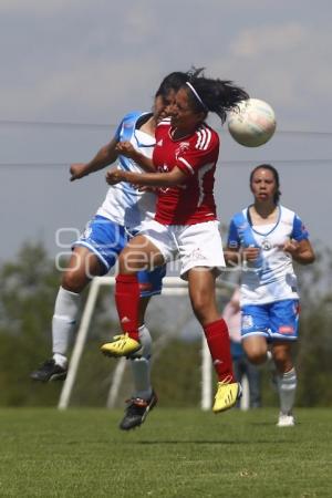 FÚTBOL FEMENIL . PUEBLA VS MORELOS