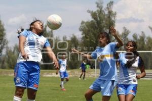 FÚTBOL FEMENIL . PUEBLA VS POTOSINAS