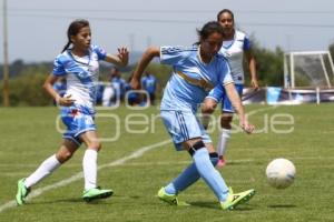 FÚTBOL FEMENIL . PUEBLA VS POTOSINAS