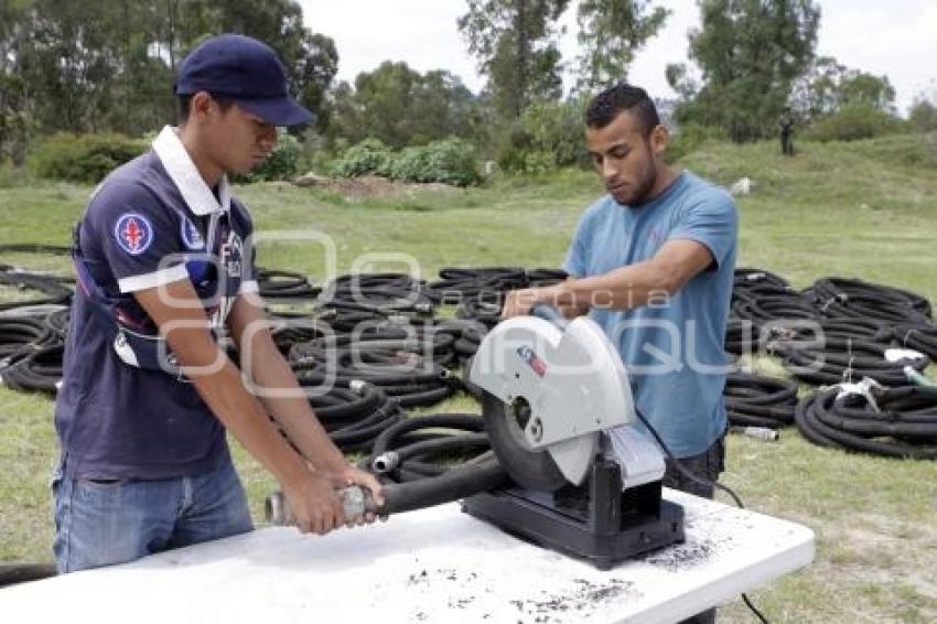 INCINERACIÓN DE DROGA XXV ZONA MILITAR