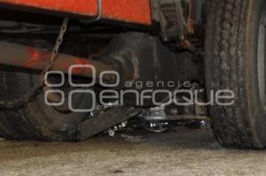 MOTOCICLISTA ATROPELLADO. SAN MARTIN