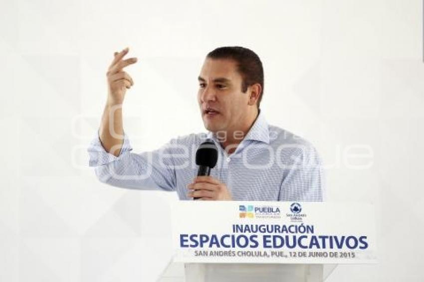 INAUGURACIÓN ESPACIOS EDUCATIVOS CHOLULA