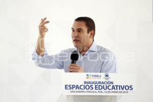 INAUGURACIÓN ESPACIOS EDUCATIVOS CHOLULA