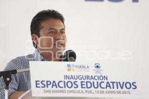 INAUGURACIÓN ESPACIOS EDUCATIVOS CHOLULA