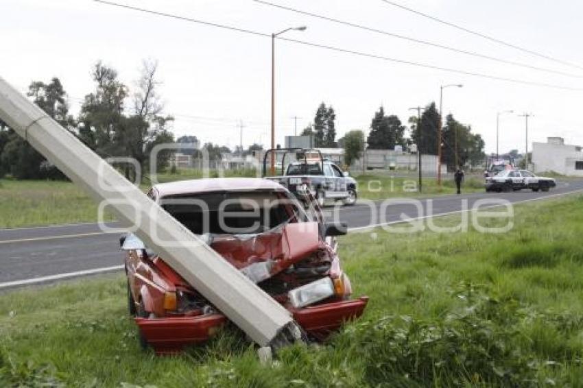 CHOQUE DE AUTOMÓVIL . TEXMELUCAN