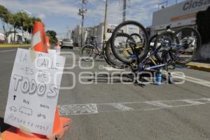 CICLOVÍA . 4 PONIENTE