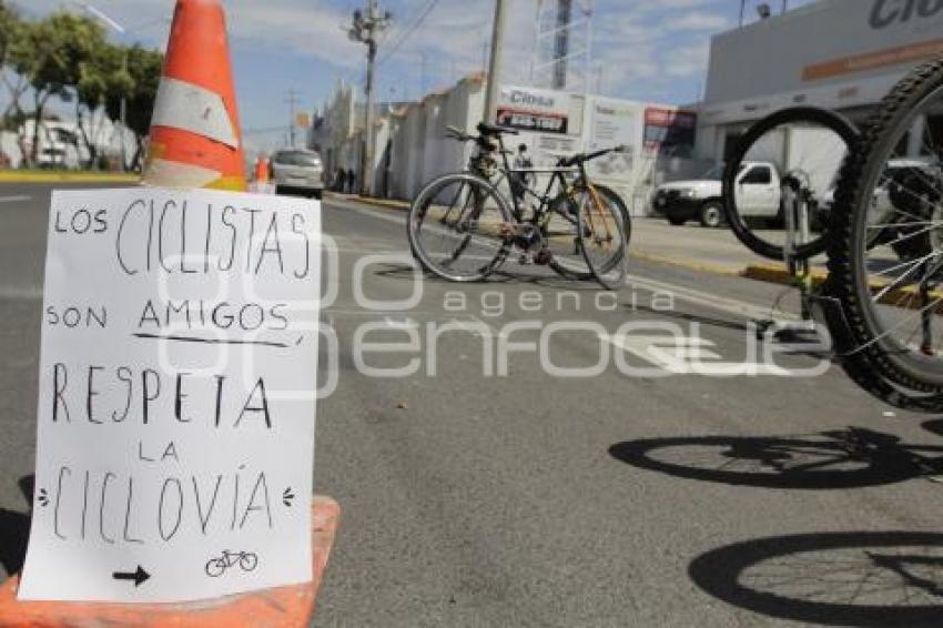 CICLOVÍA . 4 PONIENTE