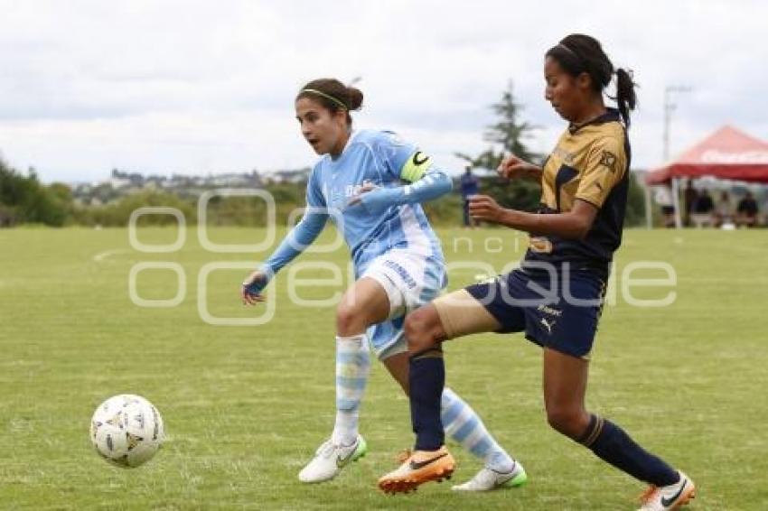 FÚTBOL FEMENIL . CELESTES VS PUMAS UNAM