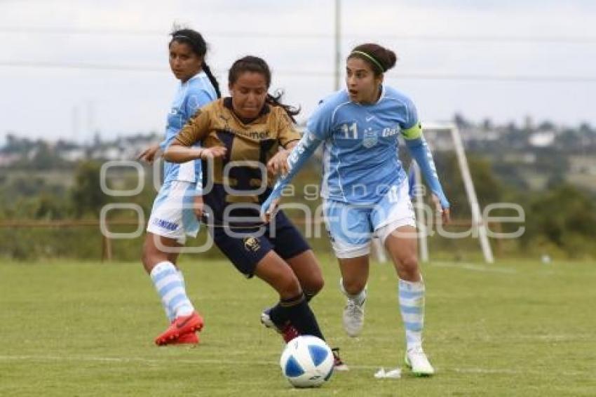 FÚTBOL FEMENIL . CELESTES VS PUMAS UNAM