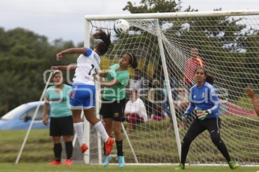 FÚTBOL FEMENIL. PUEBLA VS ANDREAS SOCCER