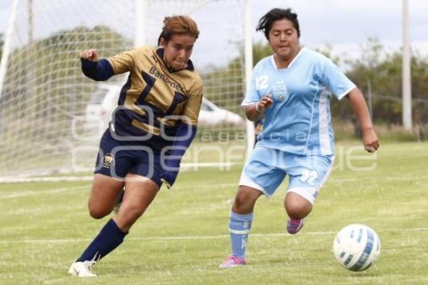 FÚTBOL FEMENIL . CELESTES VS PUMAS UNAM