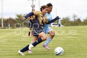 FÚTBOL FEMENIL . CELESTES VS PUMAS UNAM