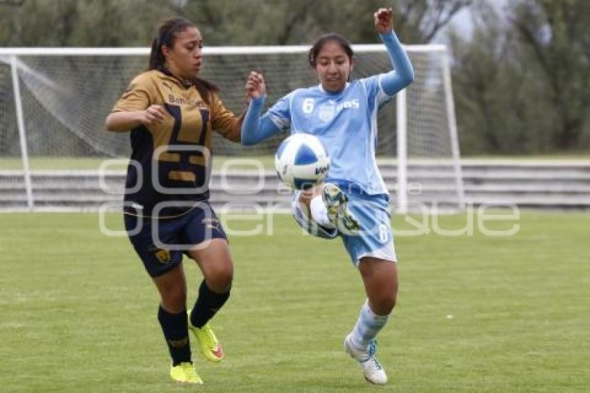 FÚTBOL FEMENIL . CELESTES VS PUMAS UNAM