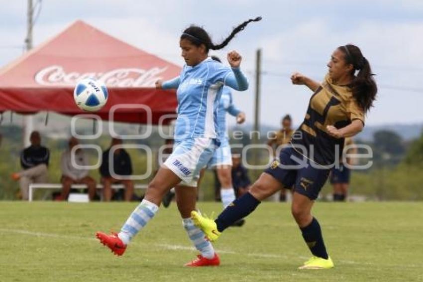 FÚTBOL FEMENIL . CELESTES VS PUMAS UNAM