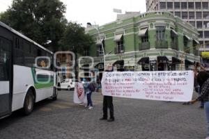 MANIFESTACIÓN CONTRA METROBUS