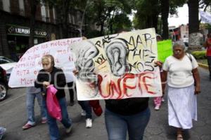 MANIFESTACIÓN CONTRA METROBUS