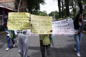 MANIFESTACIÓN CONTRA METROBUS