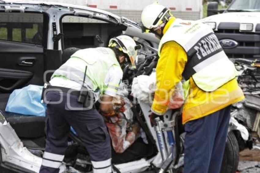 ACCIDENTE AUTOPISTA MÉXICO-PUEBLA