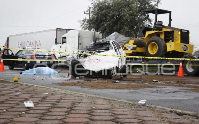 ACCIDENTE AUTOPISTA MÉXICO-PUEBLA