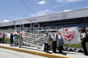 MANIFESTACIÓN CONTRA METROBUS