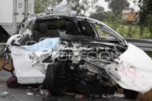 ACCIDENTE AUTOPISTA MÉXICO-PUEBLA